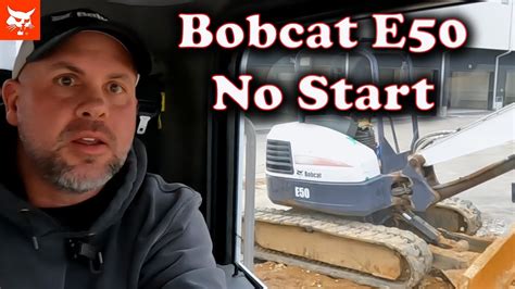 bobcat mini excavator wont start|bobcat mini excavator not starting.